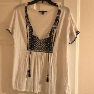 AE black and white shirt!